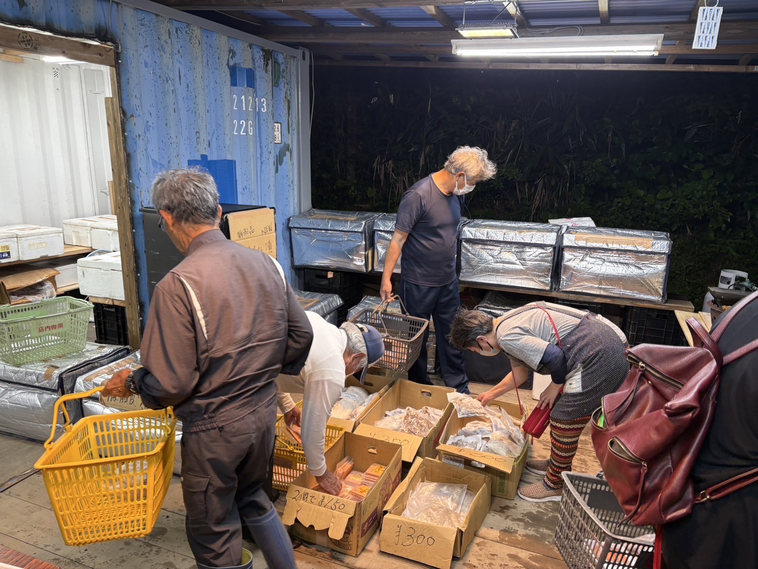 お肉バーゲンの様子