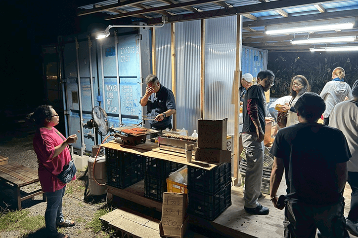 お肉バーゲンの様子（イラスト）2