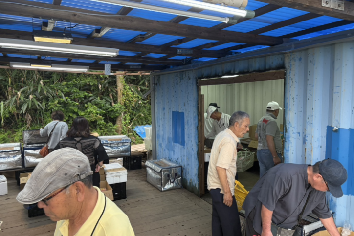 お肉バーゲンの様子（イラスト）